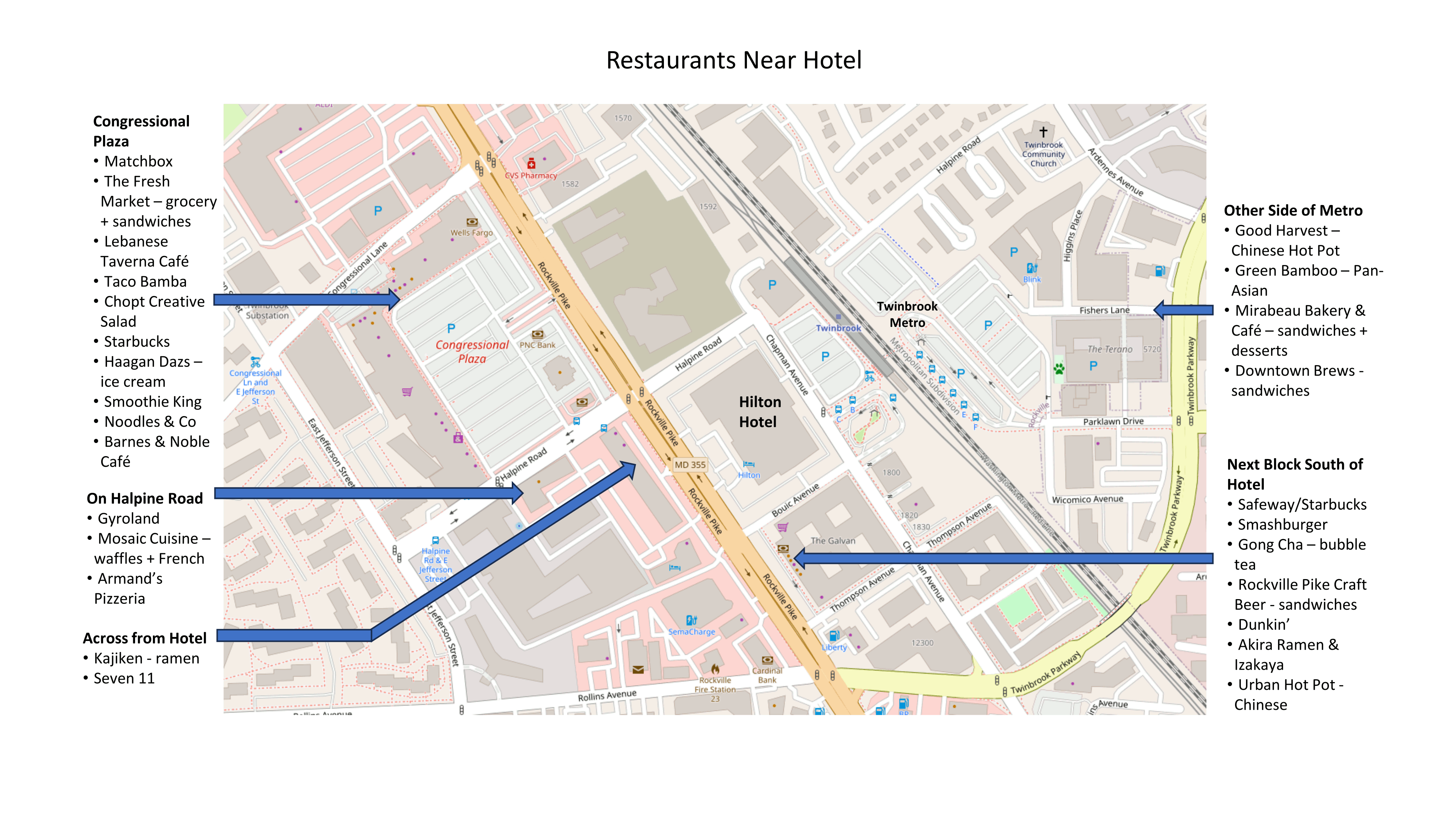 Capclave 2024 Restaurant Guide Standalone Map